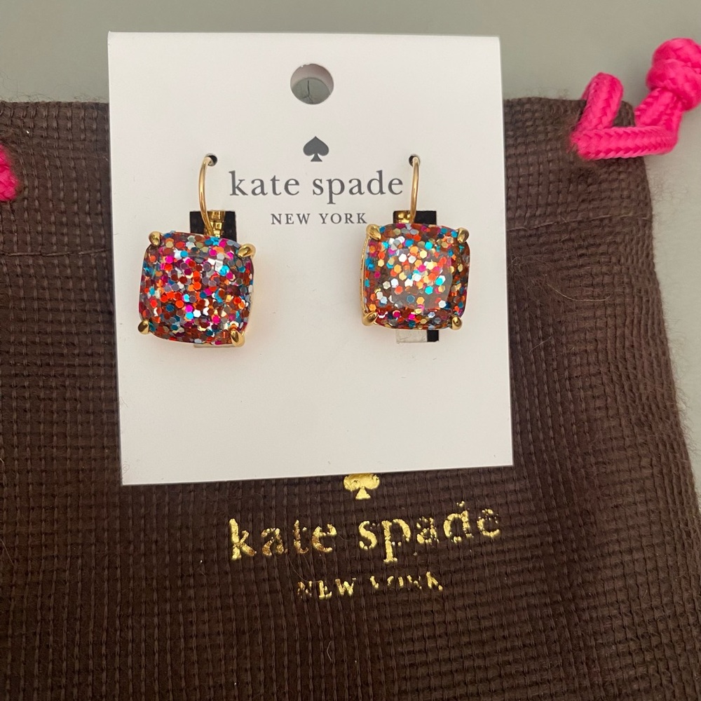 Kate Spade Multi-glitter earrings